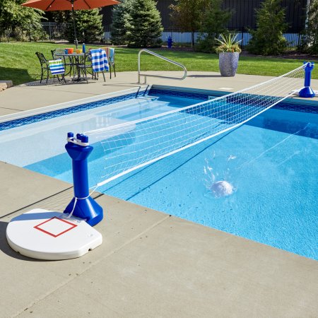 Aqua Select® 2-in-1 Basketball / Volleyball Game for Inground Pools