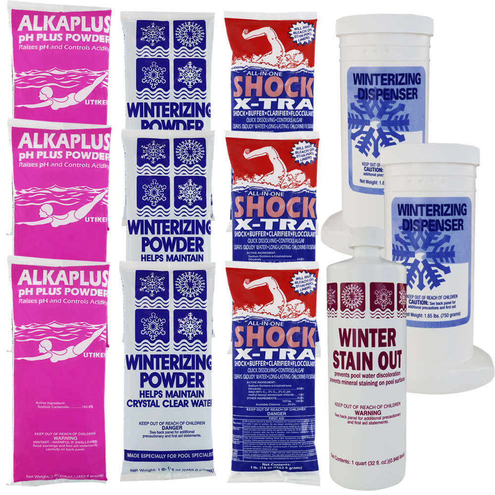 Rx Clear&reg; Winter Chlorine Closing Kits (Various Sizes)