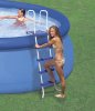 Girl On Intex Pool Ladder