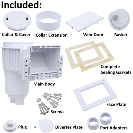 CMP Standard Inground Vinyl Liner Skimmer (Choose Lid Style)