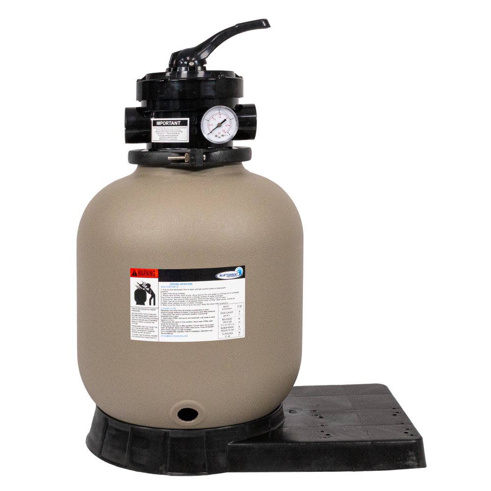 Rx Clear® Multi-Port Sand Filter Tanks w/ Long Base (Various Sizes)