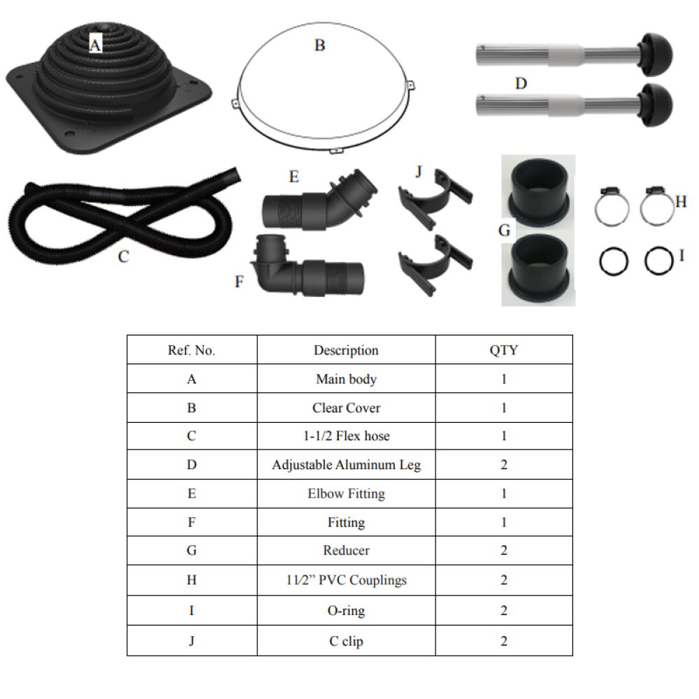 Sun2Solar&reg; XD1 Deluxe Above Ground Swimming Pool Solar Heater (Various Options)