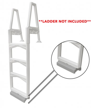 Confer Warm Grey Ladder Riser for Above Ground In-Pool Ladder