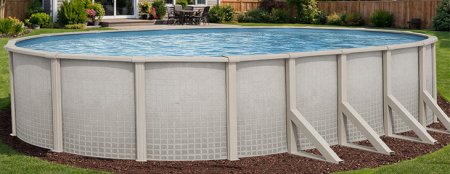 Impressions by Lake Effect Pools® Oval Above Ground Pool Kit