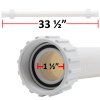 Rx Clear® Replacement PVC Hose for Rx Clear® Radiant Sand Filters (Various Filter Sizes)