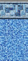 Findlay Vinyl Inground Pool Liner: Summer River