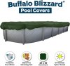 Buffalo Blizzard® Green/Black Winter Cover Infographic