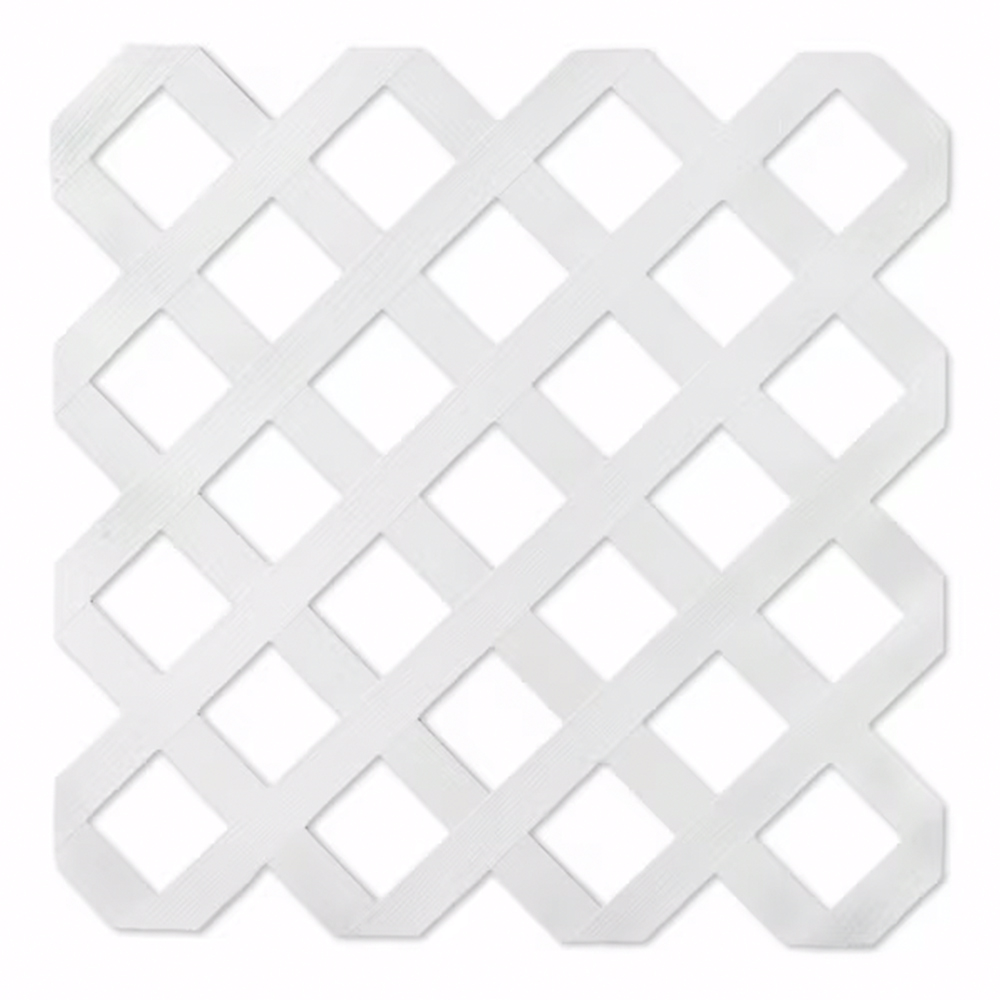 Fanta-Sea™ White Plastic Lattice Fence (48")