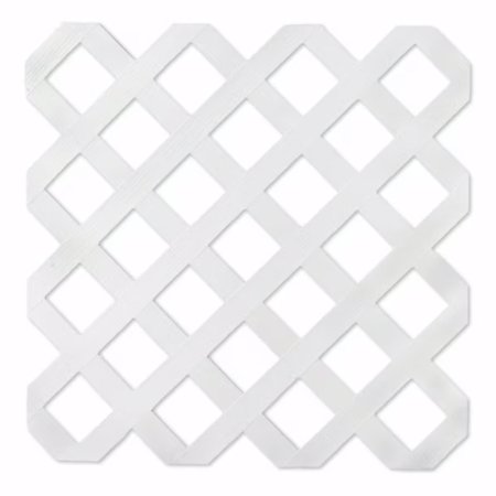 Fanta-Sea™ White Plastic Lattice Fence (48")