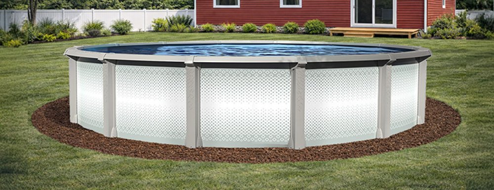 Grand Cayman by Lake Effect Pools® Round Above Ground Pool Kit