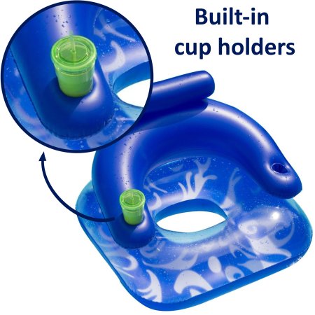 Aqua Select® Lazy Lounger Inflatable Pool Float