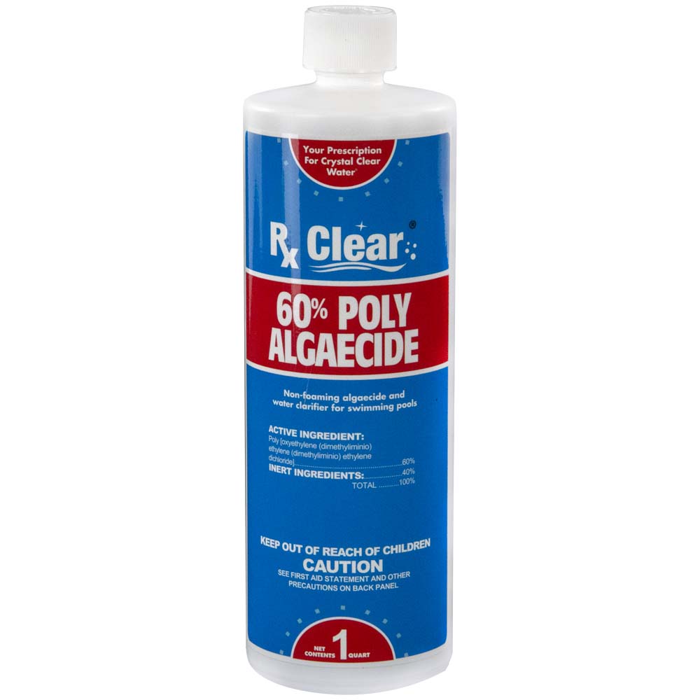 Rx Clear&reg; Swimming Pool Algaecide 60 Plus (Various Quantities)