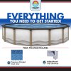 Cozumel by Lake Effect Pools® Round Above Ground Pool Kit