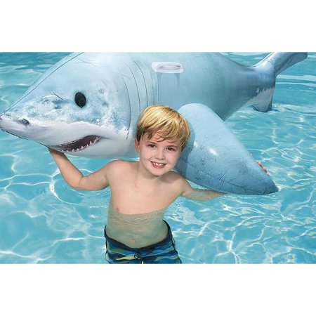 Realistic Shark Ride-On Pool Float