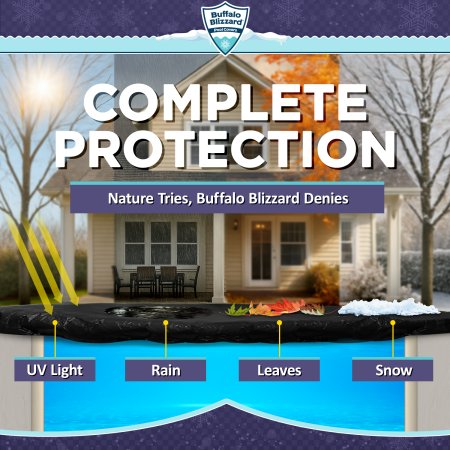 Buffalo Blizzard&reg; Mesh Winter Cover - Oval Pools