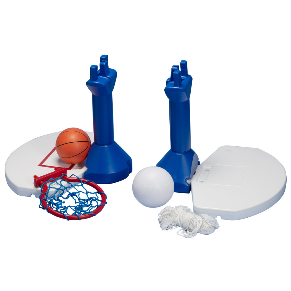 Aqua Select® 2-in-1 Basketball / Volleyball Game for Inground Pools