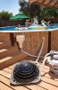 Family In Above Ground Pool