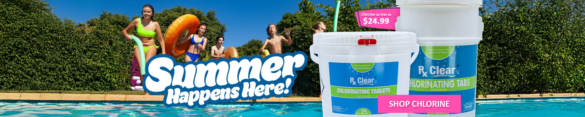 Rx Clear® Chlorine - Tablets & Granular