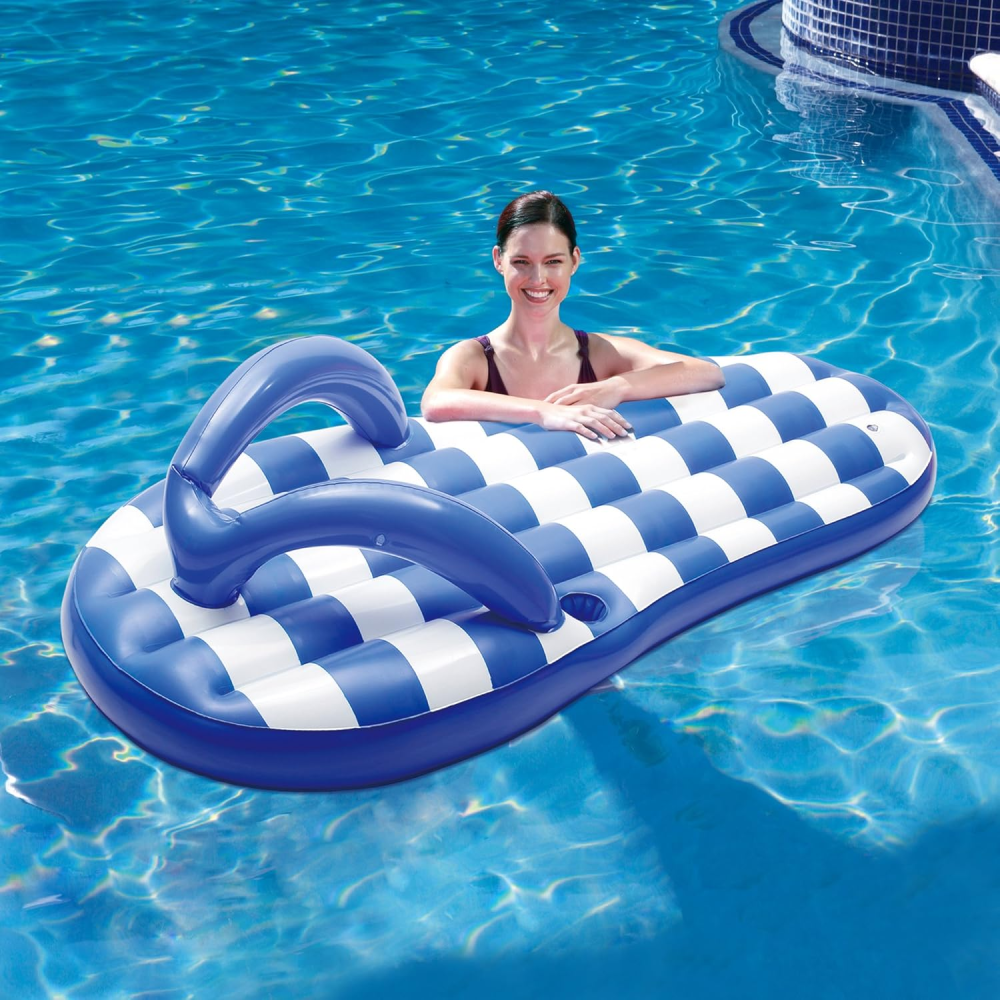 Aqua Select® 71” Inflatable Flip Flop Float (Choose Color)