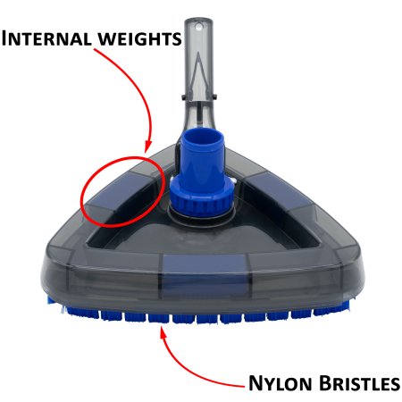 Aqua Select® Transparent Triangular Vacuum Head