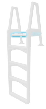 Confer Ladder Platform for the Above Ground Inpool Ladder - White