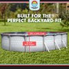 Testudo by Lake Effect Pools® Oval Above Ground Pool Kit