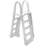 Aqua Select® A-Frame Swing Up & Lock Ladder for Above Ground Pools