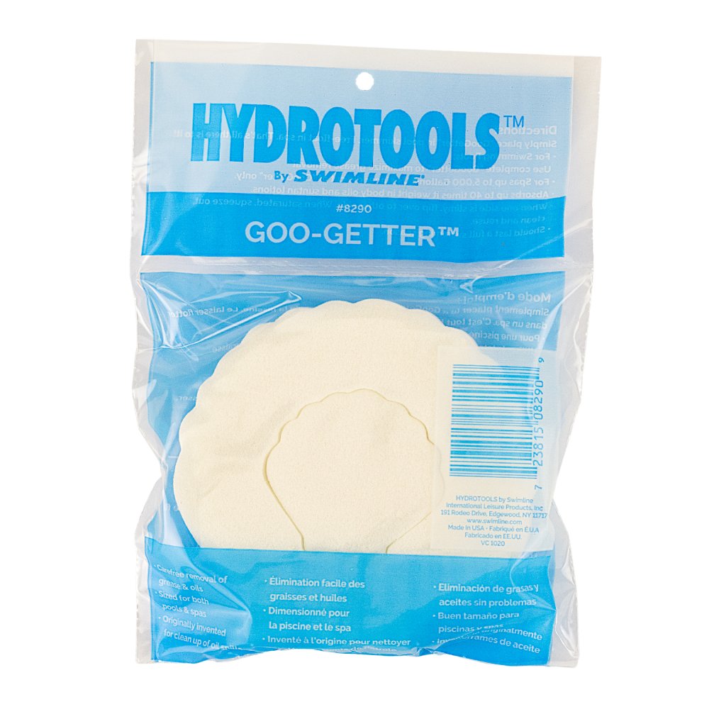 Goo Getter Pool and Spa Oil & Scum Remover In Packaging
