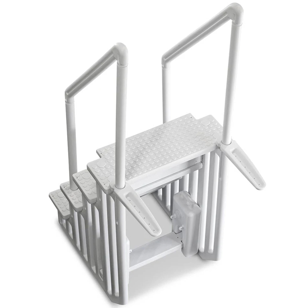Aqua Select® Weights for Above Ground In Pool Steps - White Pair