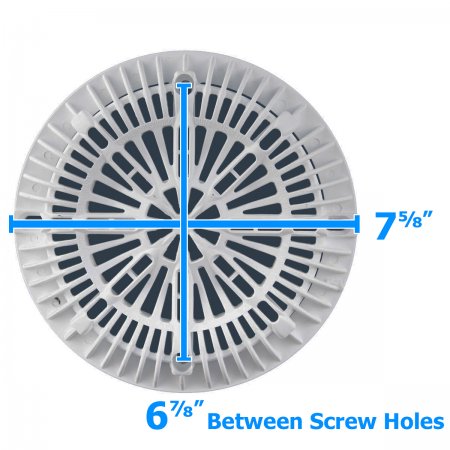 Anti Vortex Main Drain Cover Measurements