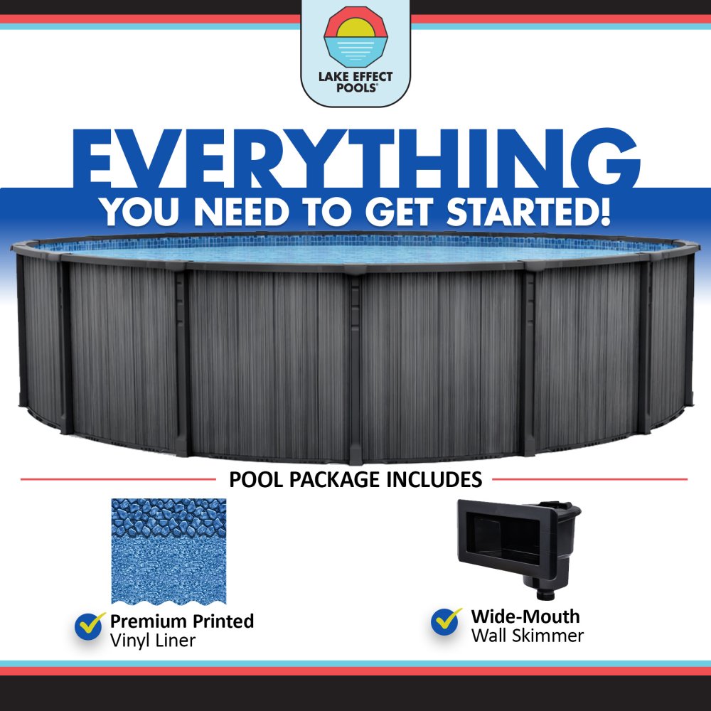 Bora Bora by Lake Effect Pools® Round Above Ground Pool Kit