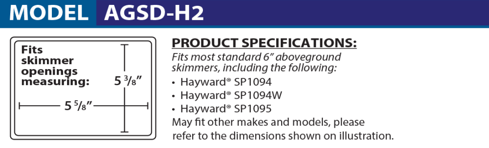 The Skimmer Plug™ Winter Skimmer Seal (Various Sizes)