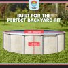 Forever by Lake Effect Pools® Round Above Ground Pool Kit