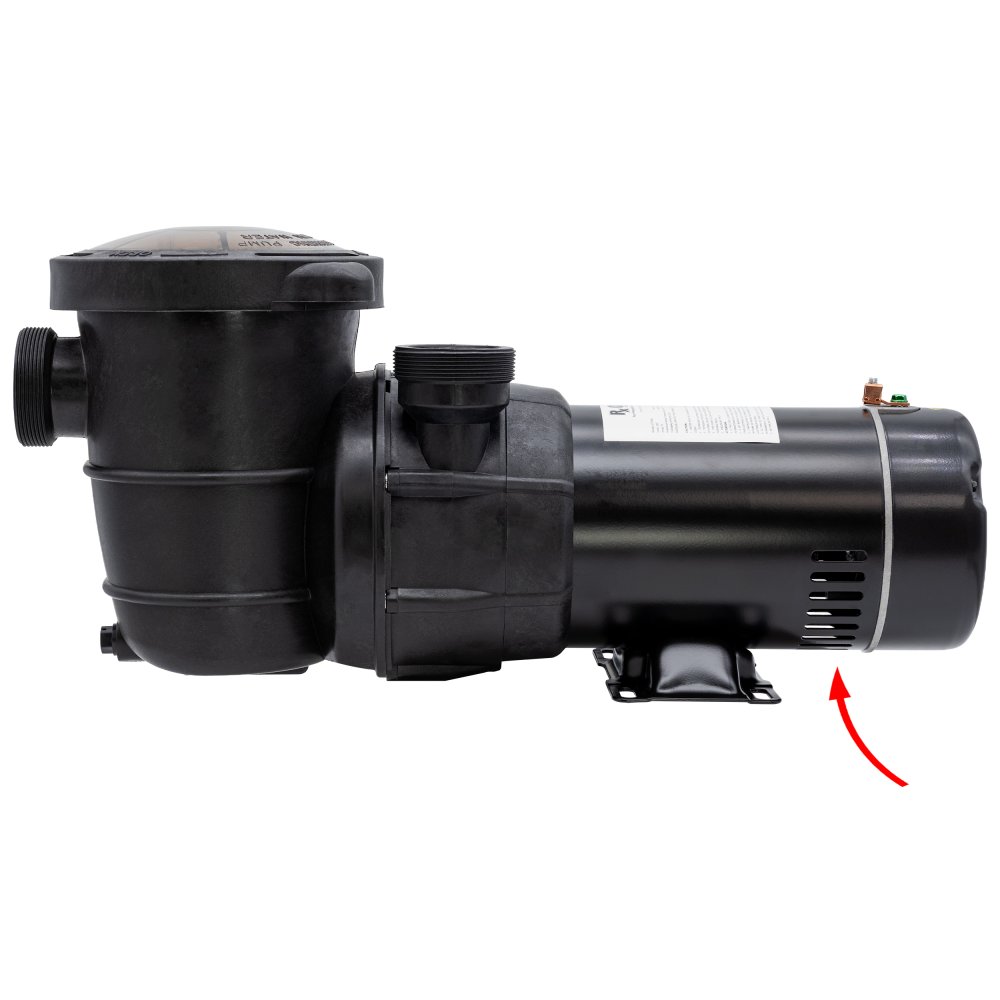 Rx Clear® Extreme Force 2 HP Single Speed Above Ground Pool Pump - Motor Only