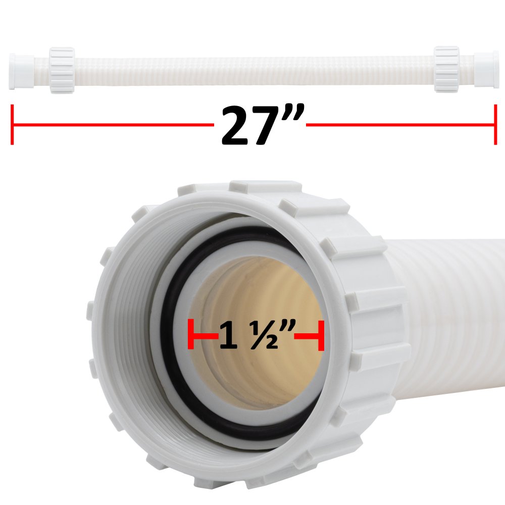 Rx Clear® Replacement PVC Hose for Rx Clear® Radiant Sand Filters (Various Filter Sizes)