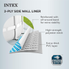 Intex® 15' Round Prism Frame Pool w/ Filter, Pump, Ladder & Ground Cloth