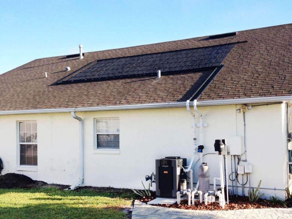 1' x 8' Enersol Solar Pool Heater w/ Hardware
