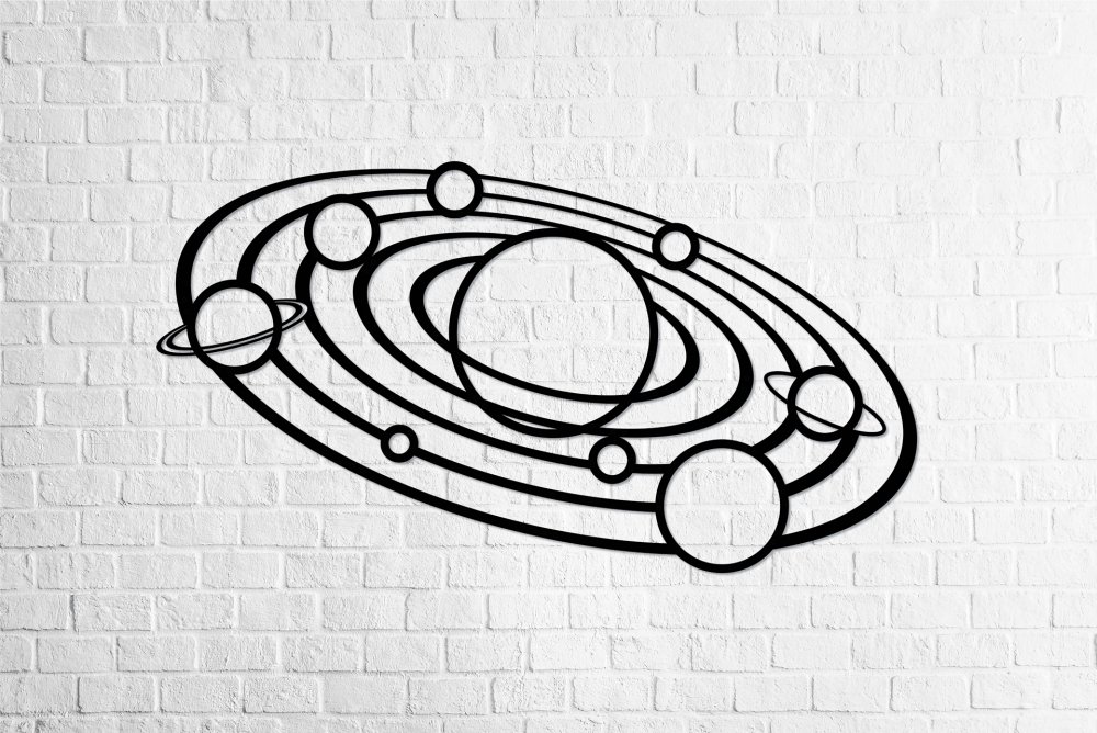 Solar System Home Decor Puzzle (64 pcs)