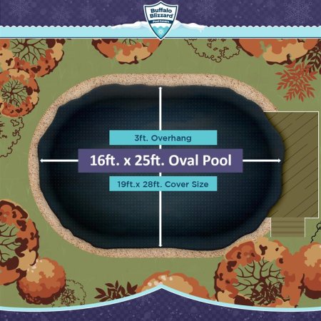 Buffalo Blizzard&reg; Mesh Winter Cover - Oval Pools