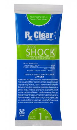 Rx Clear® Super Shock Swimming Pool Chlorine Shock