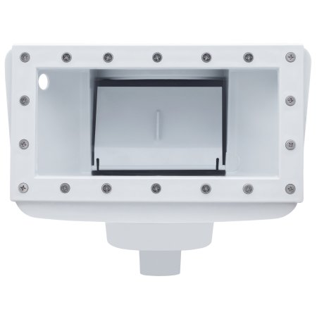 Rx Clear&reg; Wide-Mouth Skimmer for Above Ground Swimming Pools - White