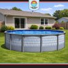 Lake Effect Pools&reg; Testudo 24' Round Above Ground Pool Kit