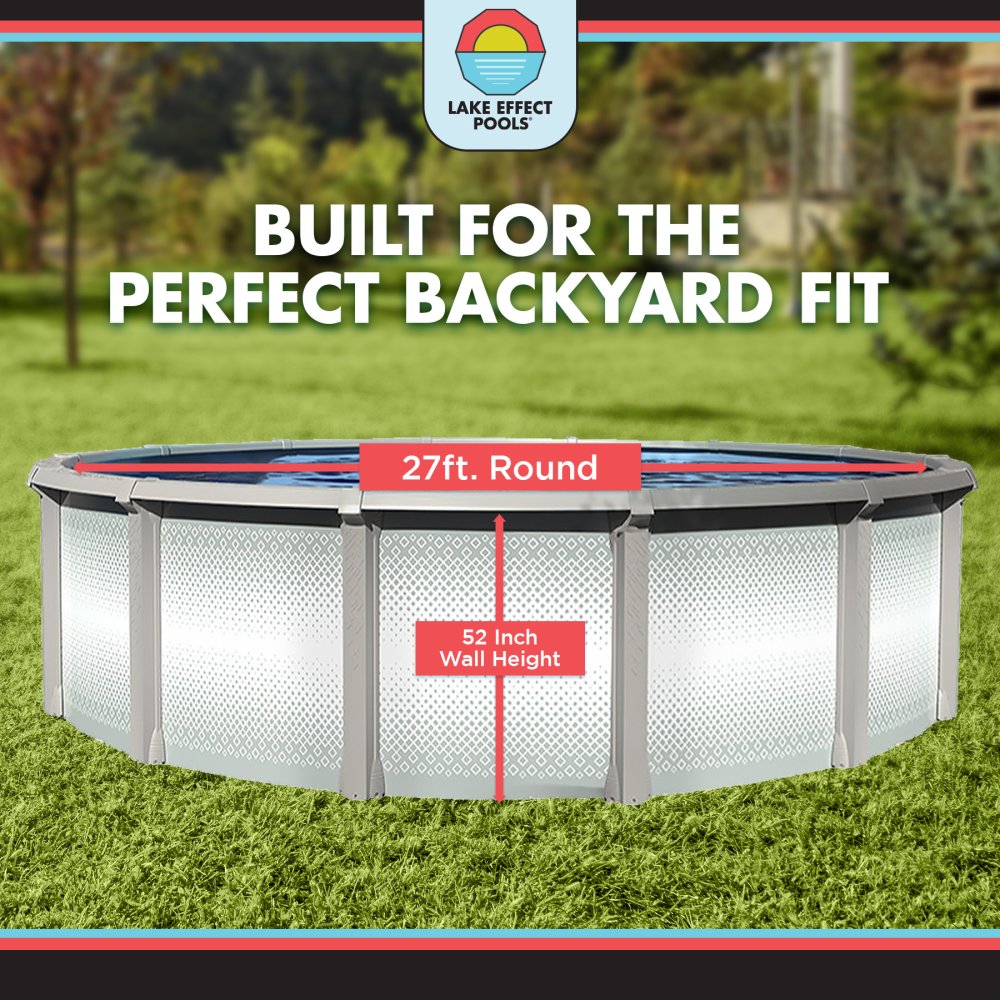 Grand Cayman by Lake Effect Pools® Round Above Ground Pool Kit