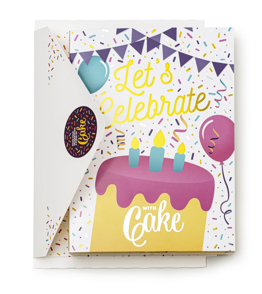 InstaCake Card <br>(Vanilla Confetti)