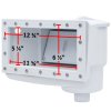 Rx Clear® Wide-Mouth Skimmer for Above Ground Swimming Pools (Various Colors)
