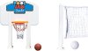 Pool Jam&trade; 2 in 1 Basketball / Volleyball Game Above Ground (Fits pools 30 ft. Across)