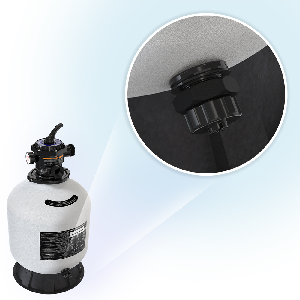 Polaris® Prestige™ 19” Above Ground Swimming Pool Sand Filter Hookup