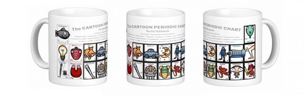 First 18 Cartoon Elements Mug