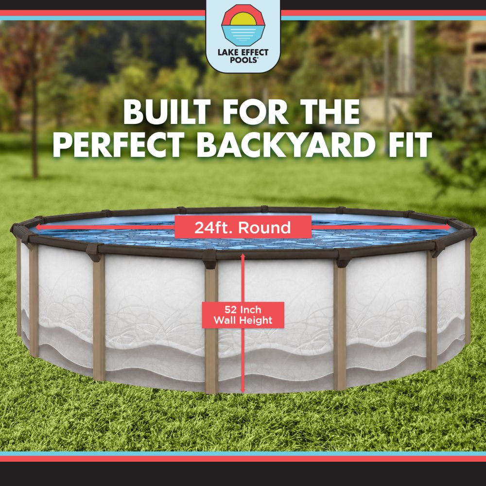 Cozumel by Lake Effect Pools® Round Above Ground Pool Kit