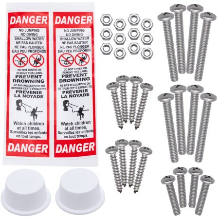 Hardware Bag for Mighty Step 30" and 38" Above Ground Pool Steps